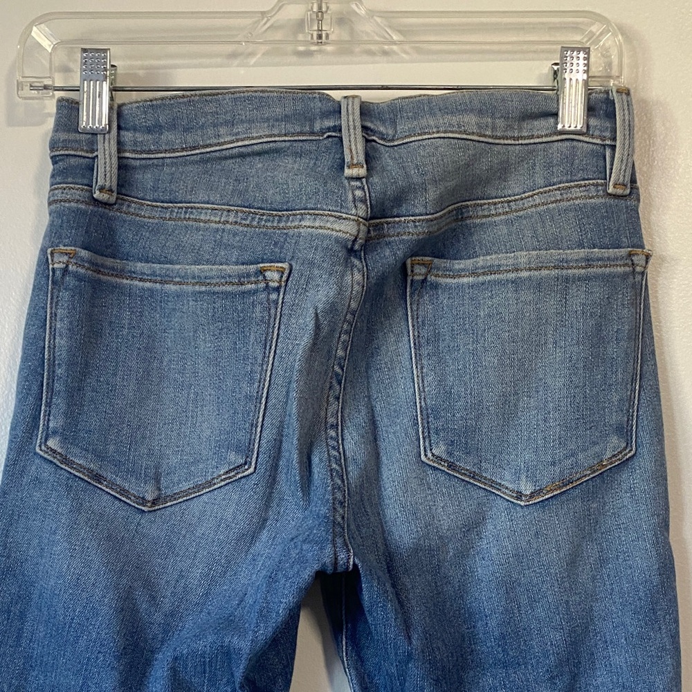 FRAME Le Skinny de Jeanne Crop Skinny Jeans in Firefly sz 27 - Picture 7 of 14